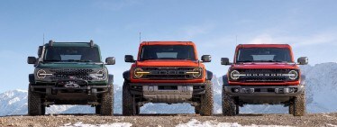 2022 Ford Bronco Everglades, Raptor and Wildtrak